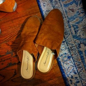 American eagle slip on mules size 10